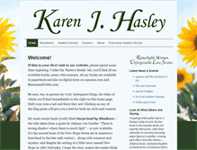 Tablet Screenshot of karenhasley.com